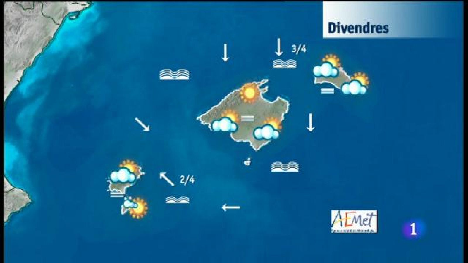 El temps a les Illes Balears - 13/09/18