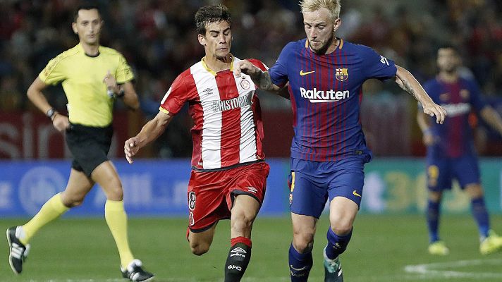 Telediario 1 - Rakitic, sobre el Girona-Barça programado en EE.UU. "Si nos toca ir, iremos"