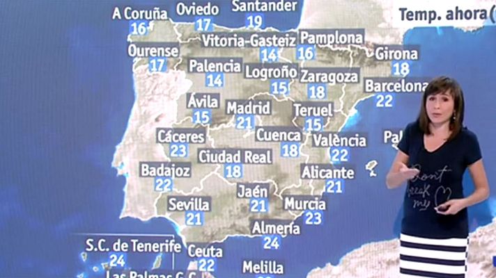 El tiempo - Tormentas fuertes en el sur peninsular
