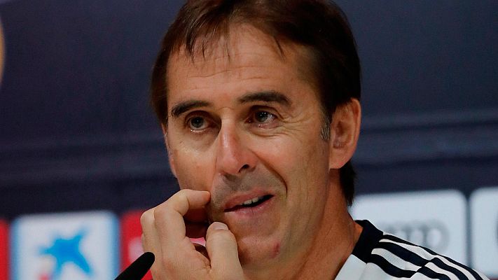 Telediario 1 - Lopetegui, su juego de palabras y otras salidas de tono de entrenadores