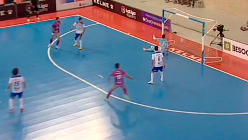 LNFS 2018-2019. Gol de Eloy para Palma Futsal ante el Zaragoza (0-1)