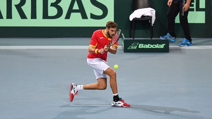 Tenis - Copa Davis Semifinales: Francia - España (4º individual)
