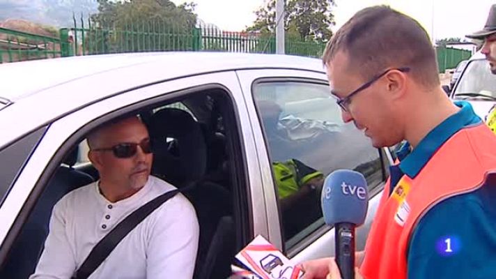 Telediario 1 - Campaña de la DGT contra las distracciones al volante