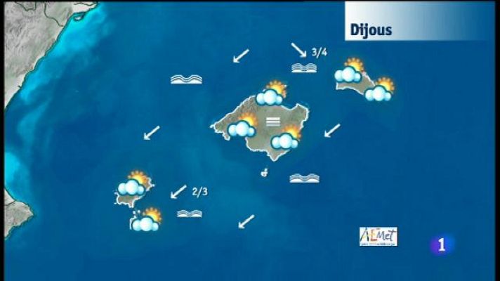 Informatiu Balear - El temps a les Illes Balears - 19/09/18