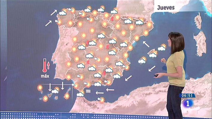 El tiempo - La Aemet prevé para hoy tiempo estable en todo el país