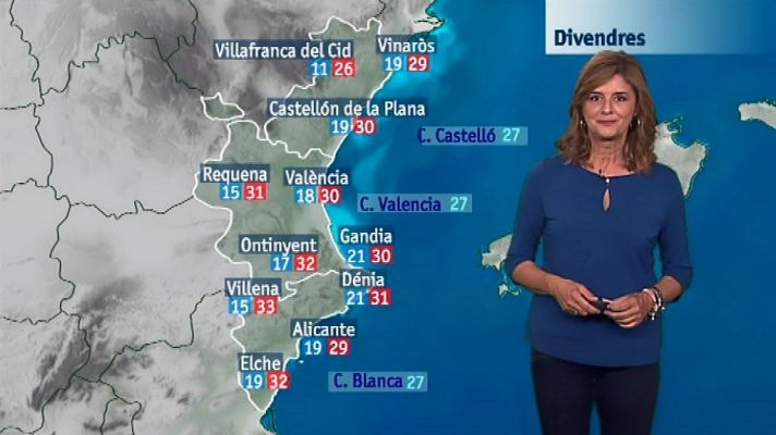 L'informatiu - Comunitat Valenciana - El tiempo en la Comunidad Valenciana - 20/09/18