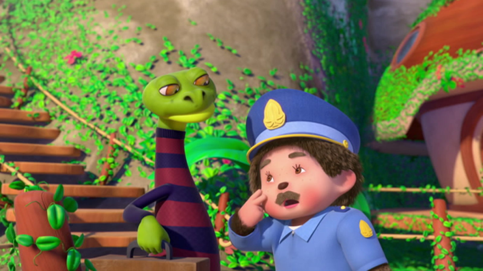 ¡Hay un lagarto en el árbol! - La tribu Monchhichi | Ver