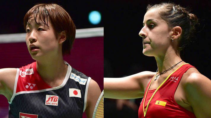 Telediario 1 - Marín remonta a Okuhara, prolonga su racha triunfal y jugará otra final