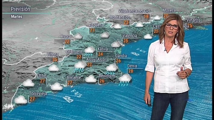 L'informatiu - Comunitat Valenciana - El tiempo en la Comunidad Valenciana - 25/09/18