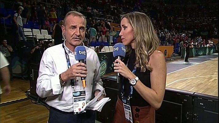 Baloncesto en RTVE - Postpartido Cto. del Mundo Femenino 2018  España - Bélgica