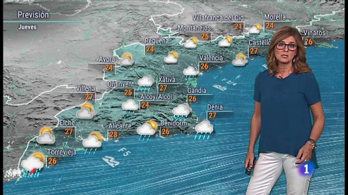 L'informatiu - Comunitat Valenciana - El tiempo en la Comunidad Valenciana - 27/09/18