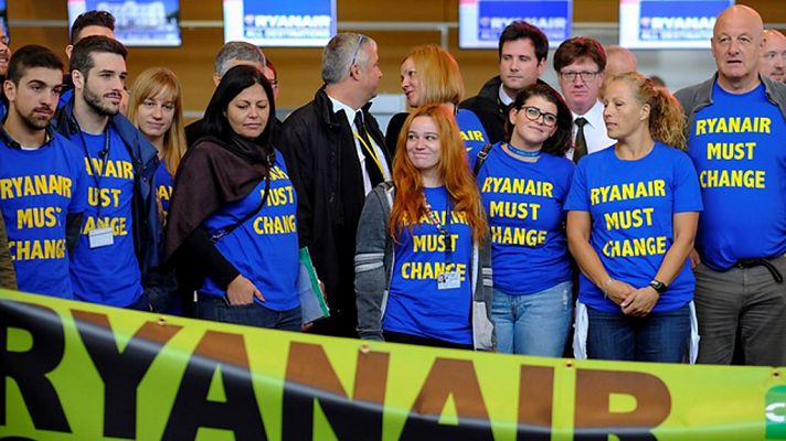 La mañana - Huelga de Ryanair: 64 vuelos cancelados en España