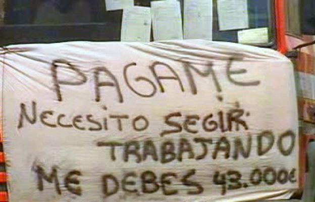 España Directo - No me muevo hasta que me paguen