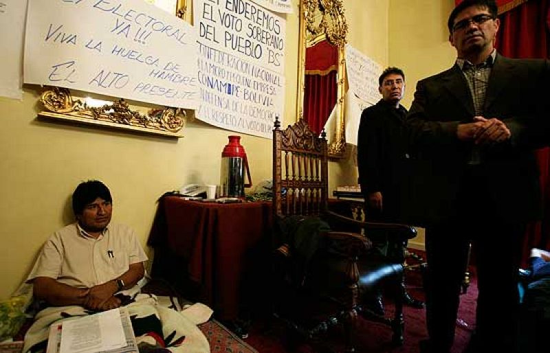 Quinto día de huelga de hambre del presidente Evo Morales | Ver