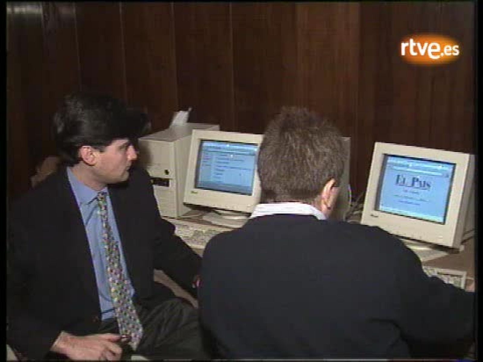 Presentación en 1996 del primer programa en español (Olé) para acceder a Internet - Fue noticia en el Archivo de RTVE | Ver