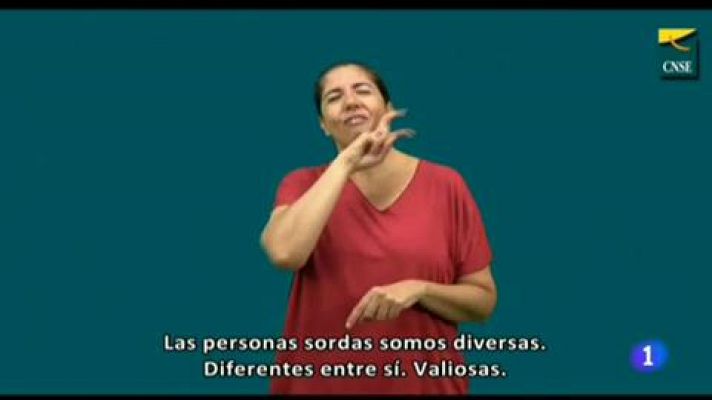 Telediario 1 - En España más de un millón de personas son sordas