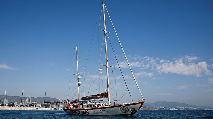 Informativo 24h - El Astral de Open Arms ha ayudado a salvar a 15.000 personas en el mar durante sus tres años con la ONG