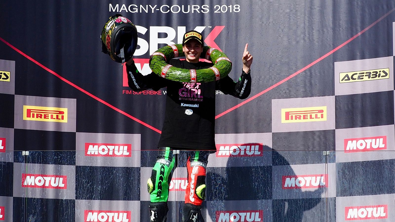 Ana Carrasco, histórica campeona del Mundial de Supersport 300