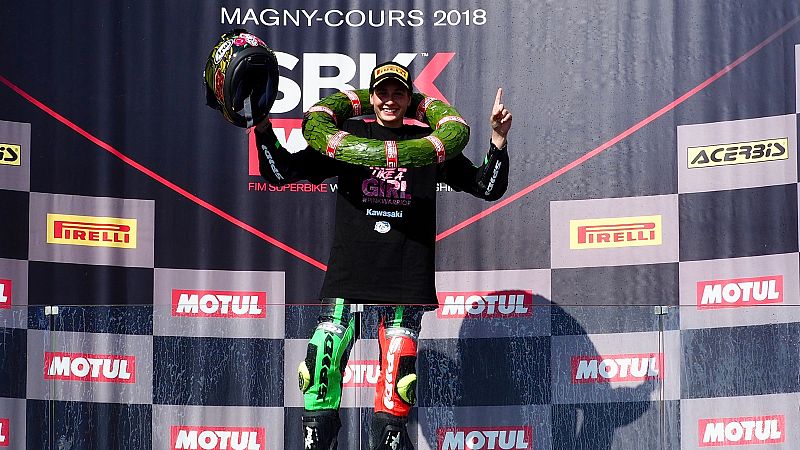 Ana Carrasco, histrica campeona del Mundial de Supersport 300