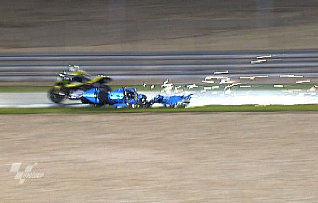  - Capirossi cae de la moto