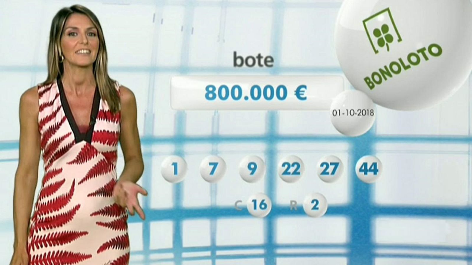 Bonoloto - 01/10/18 - ver ahora