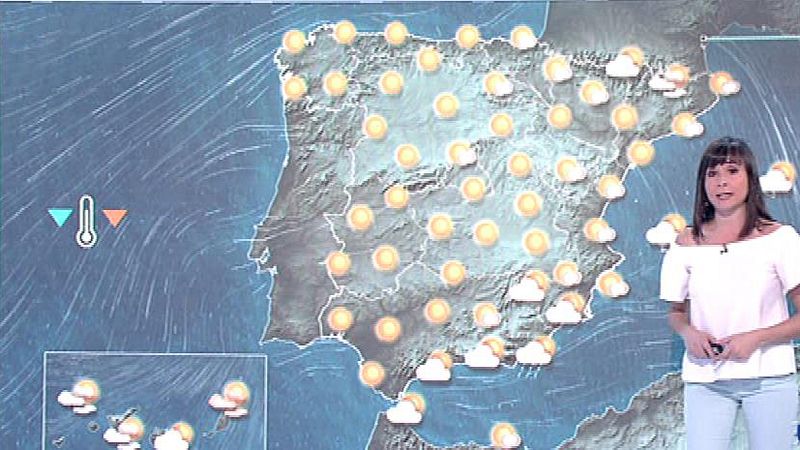 El tiempo - Alerta por oleaje en Costa Brava y Baleares, con tiempo en general soleado