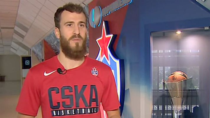 Telediario 1 - Sergio Rodríguez animará al Madrid en Moscú