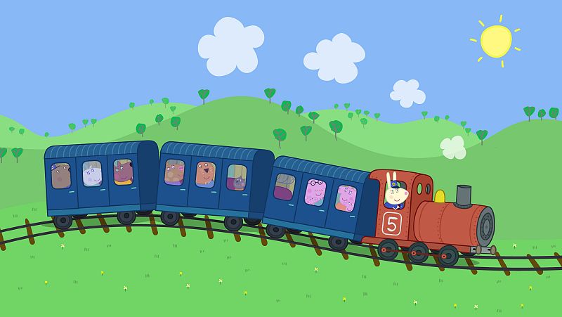 Long train journey - Peppa Pig en inglés | Watch