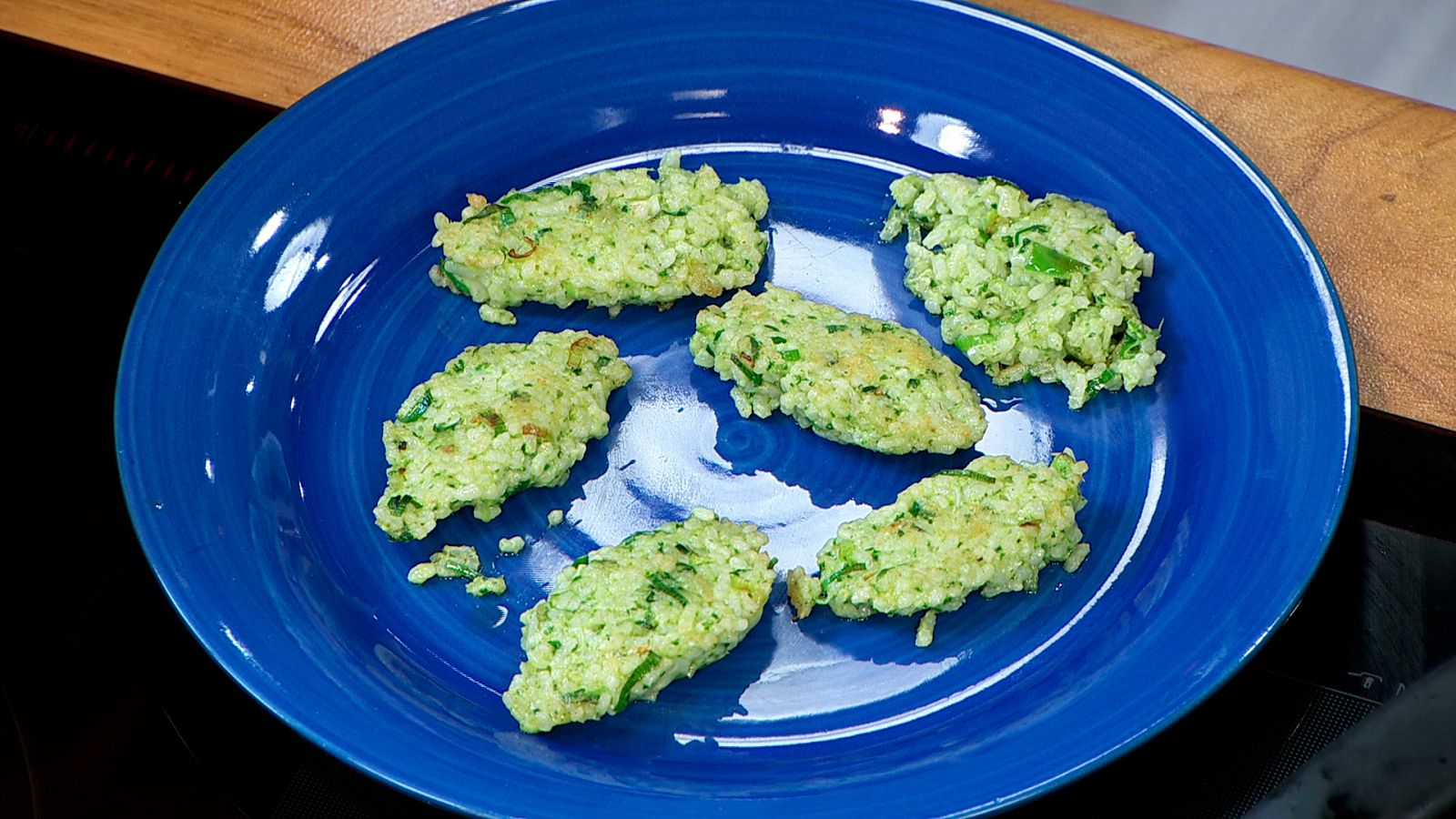 Torres en la cocina - Buñuelos de arroz verde