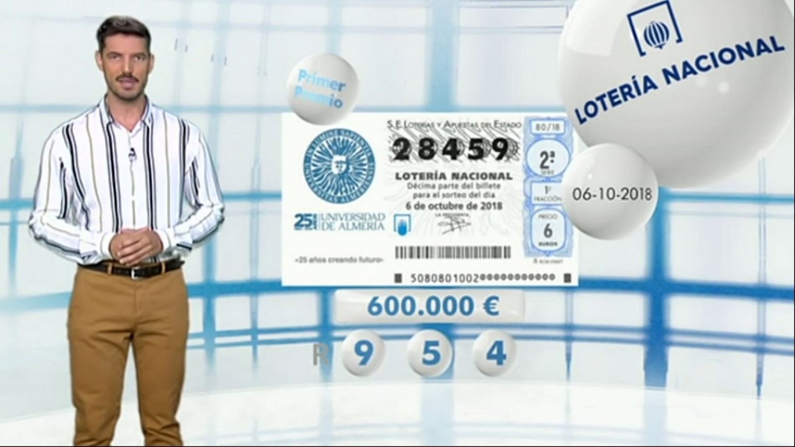 Lotería Nacional - 06/10/18 - ver ahora