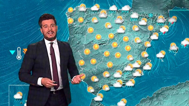 Bajada de las temperaturas y lluvia en el Cantábrico, Pirineos y Cataluña