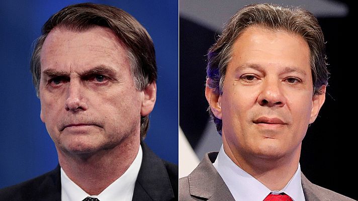 Telediario 1 - Bolsonaro se queda a un paso de la presidencia de Brasil