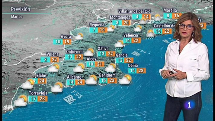 L'informatiu - Comunitat Valenciana - El tiempo en la Comunidad Valenciana - 08/10/18