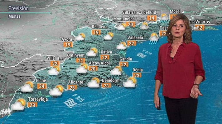 L'informatiu - Comunitat Valenciana - El tiempo en la Comunidad Valenciana - 09/10/18