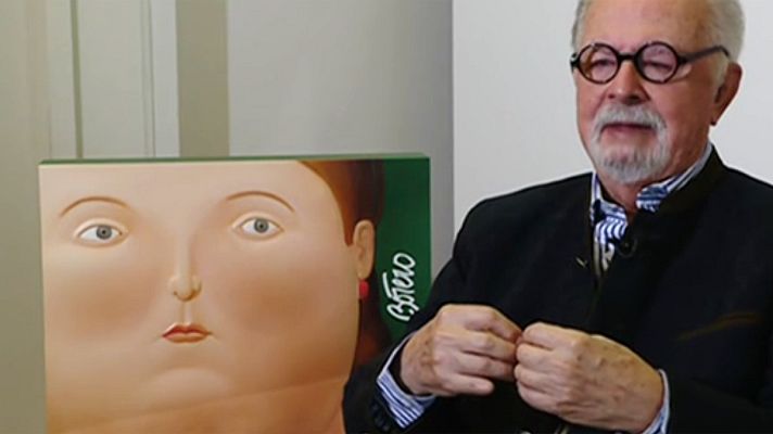 Telediario 1 - Fernando Botero, el pintor del volumen