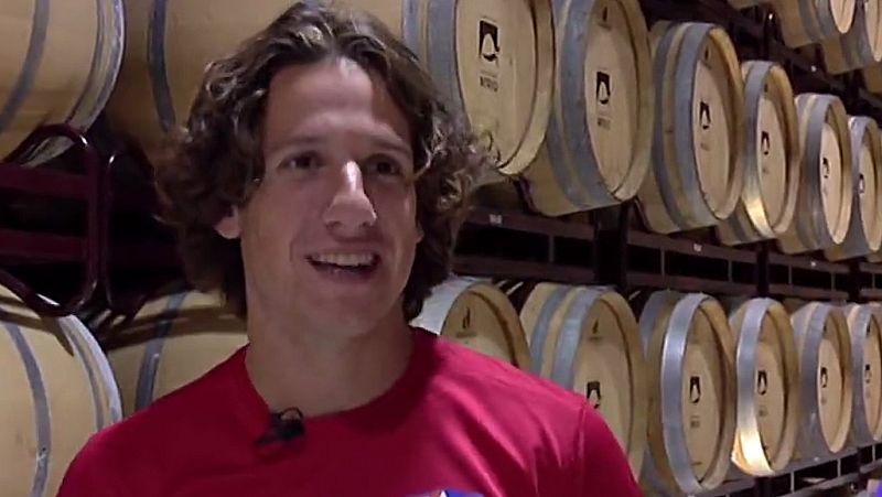 Los jugadores del Calahorra cambian el entrenamiento por la vendimia | Ver