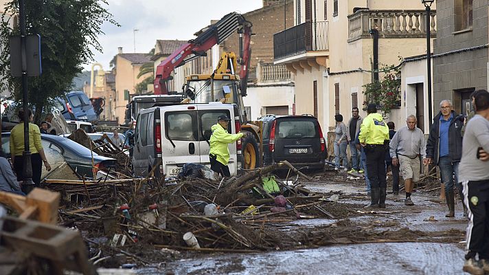 Telediario 1 - Así fue la riada que desbordó Sant Llorenç