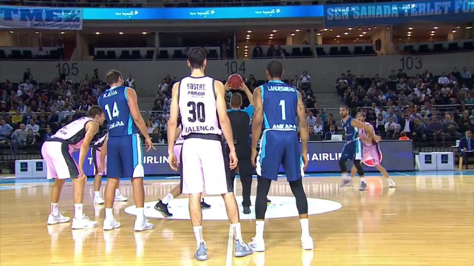 Baloncesto - Eurocup 2ª jornada: Turk Telekom Ankara - Valencia Basket, desde Ankara (Turquía) - ver ahora