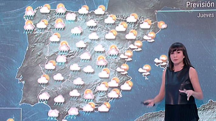 El tiempo - El tiempo: Lluvias en el oeste y centro