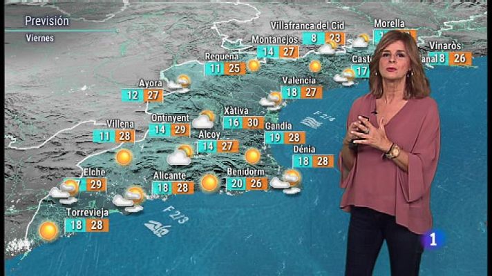 L'informatiu - Comunitat Valenciana - El tiempo en la Comunidad Valenciana - 11/10/18