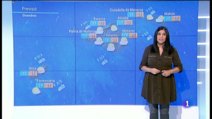 Informatiu Balear - El temps a les Illes Balears - 11/10/18
