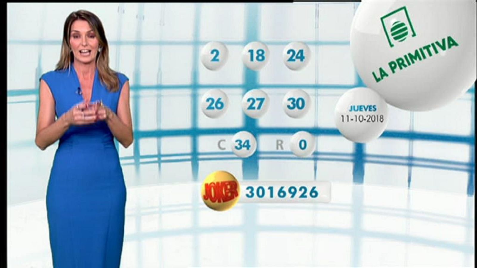 Lotería Nacional + La Primitiva + Bonoloto - 11/10/18 - ver ahora