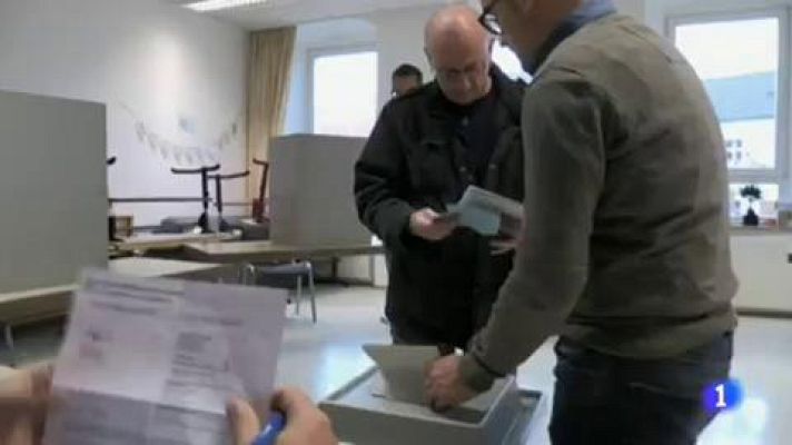 Telediario 1 - Elecciones regionales en Baviera determinantes para el futuro político de todo el país