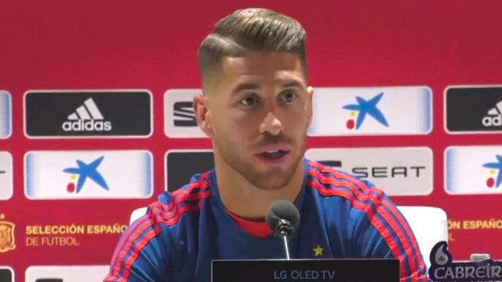 - Sergio Ramos: "La baja de Piqué está siendo sustituida por compañeros que están en un buen momento"