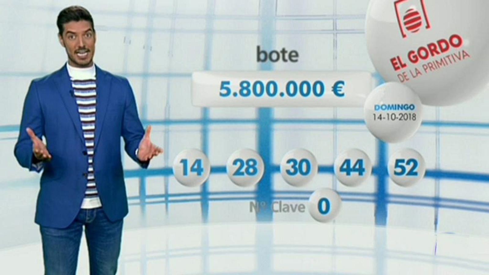 El Gordo de la Primitiva - 14/10/18 - ver ahora