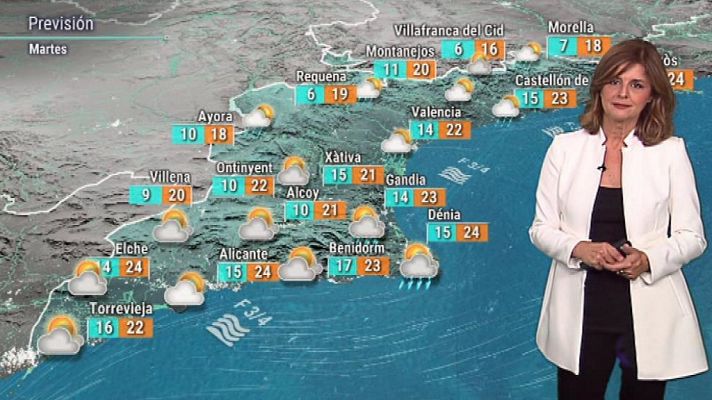 L'informatiu - Comunitat Valenciana - El tiempo en la Comunidad Valenciana - 15/10/18