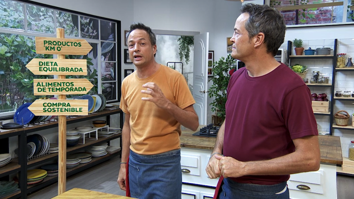 Torres en la cocina - Ceviche de verduras y nabos relleno