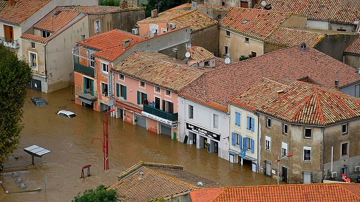 Telediario 1 - Los habitantes del sureste de Francia se recuperan tras el temporal que ha dejado al menos 11 fallecidos