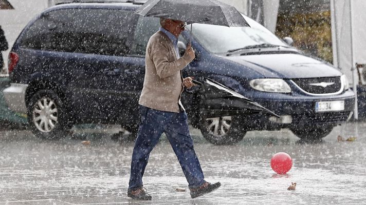 El tiempo - Las lluvias afectarán al sureste peninsular y las temperaturas subirán en el interior