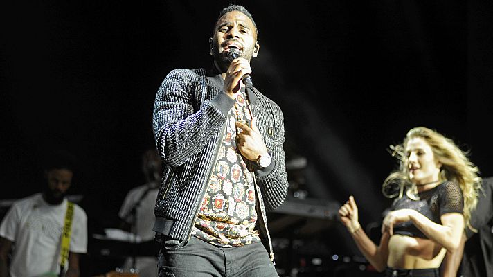 Telediario 1 - Jason Derulo actúa en Madrid